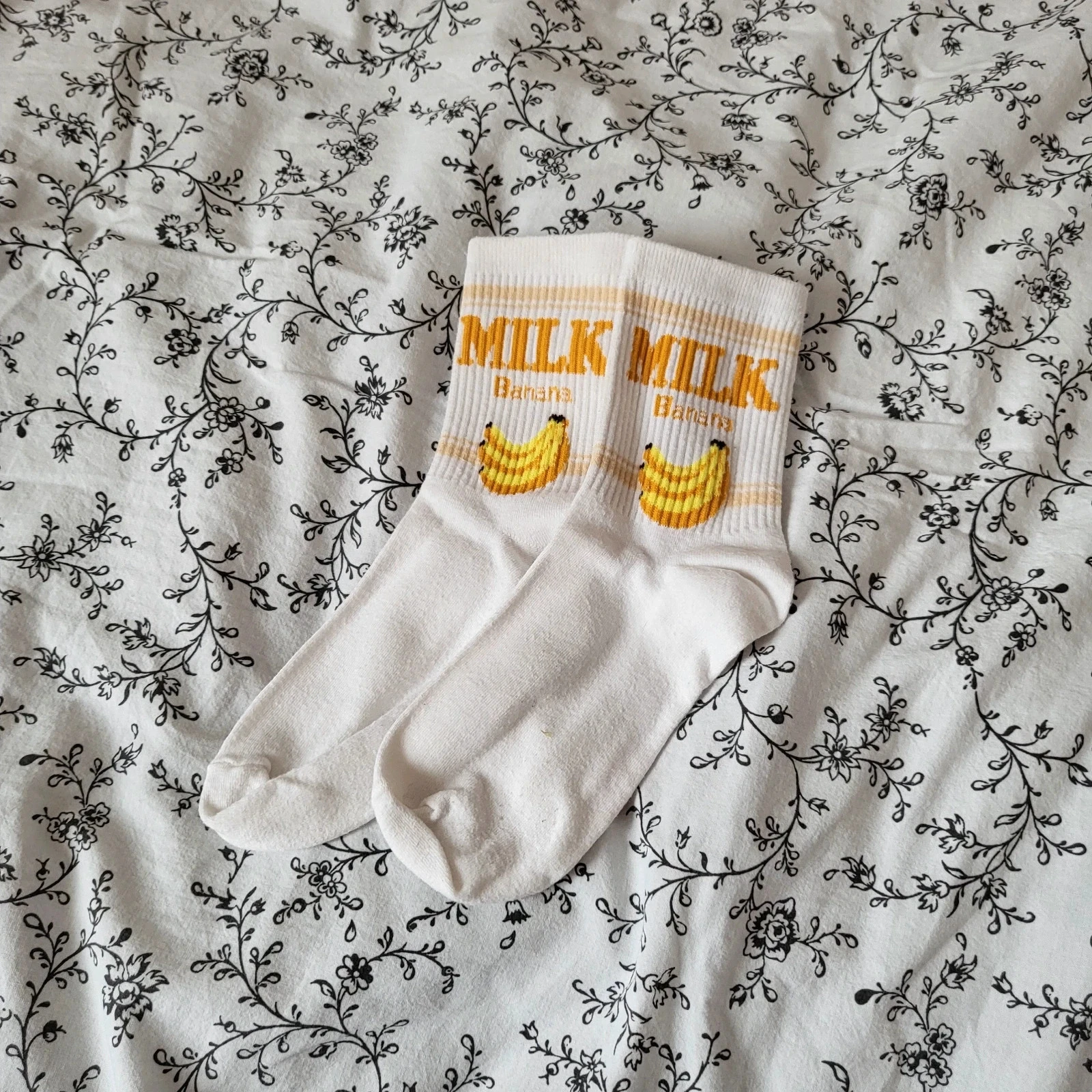 Chaussette Banana Milk